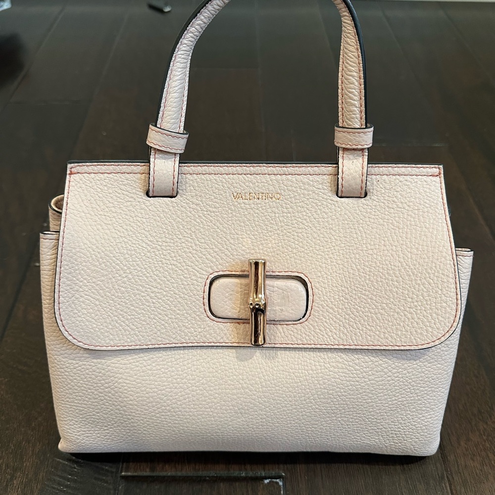 Valentino Light Pink Leather Handbag